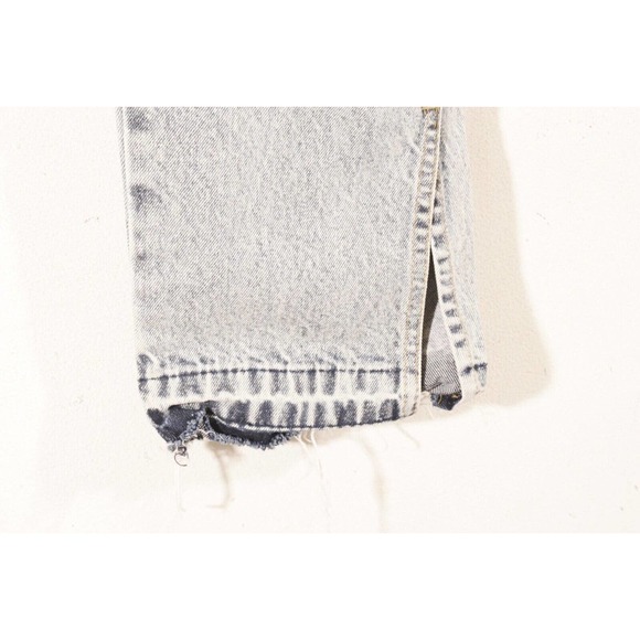 Nasty Gal Collection Acid Wash Ankle Slit Mom Style Denim Jeans US 1 - Picture 4 of 16